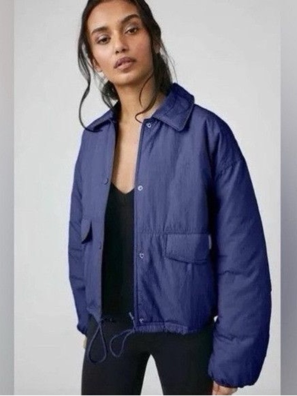 Free People Movement Off the Bleachers Coaches Jacket